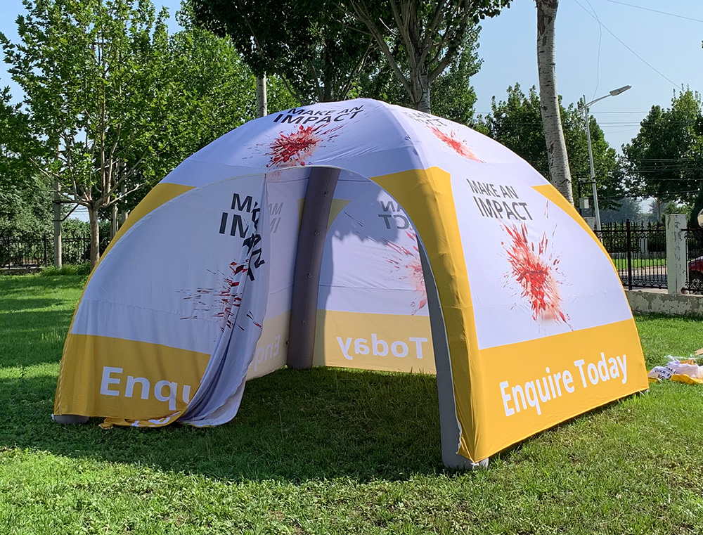 Inflatable tent